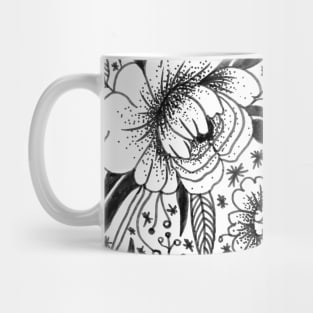 Tattoo and flowers Mug